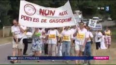 Manif Inauguration du 6/07 - Extrait JT 19/20