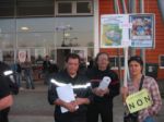 Les Pompiers manifestaient aussi - Meeting PS - 28 mars 2012